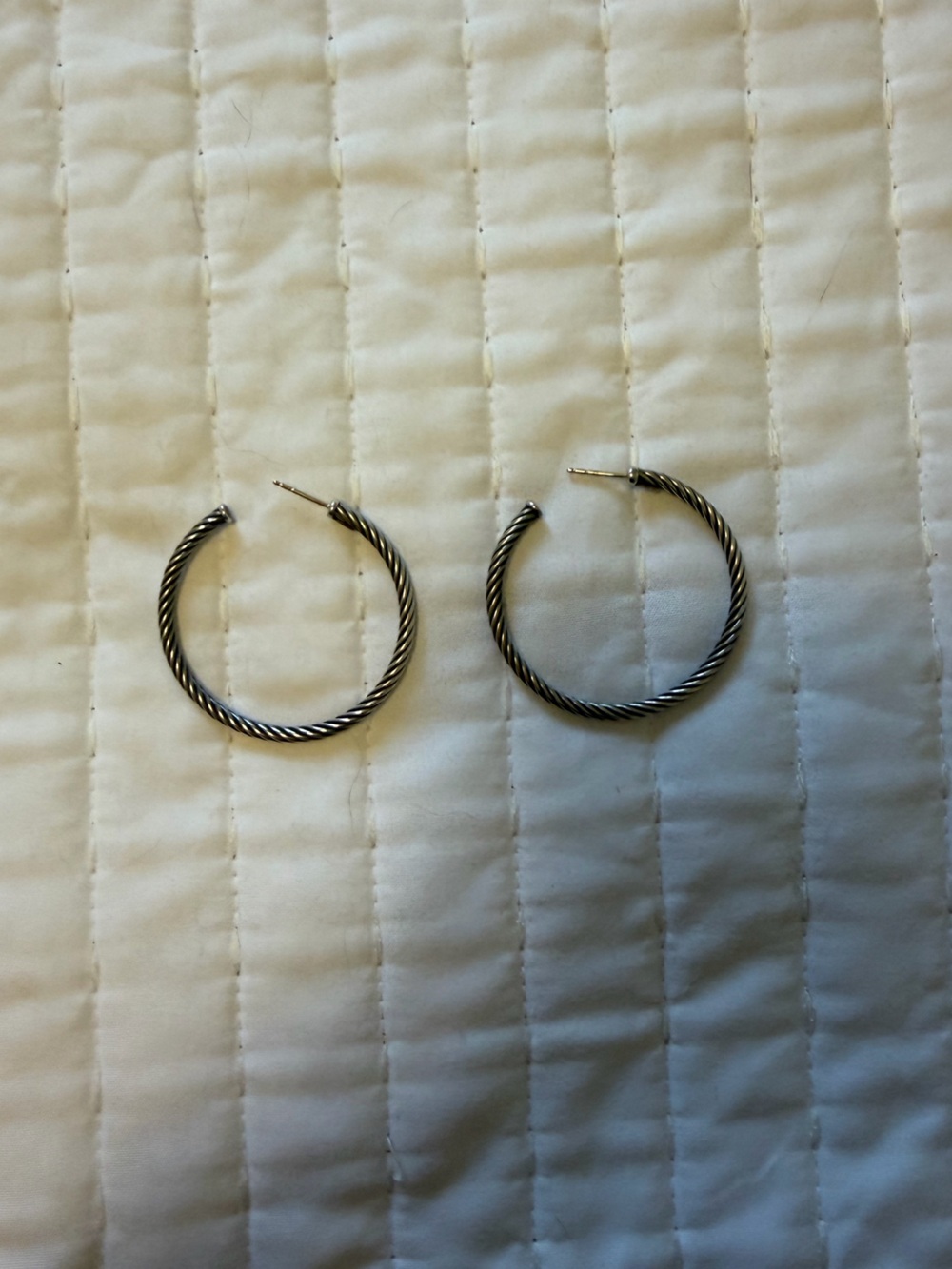David Yurman Hoops Earrings